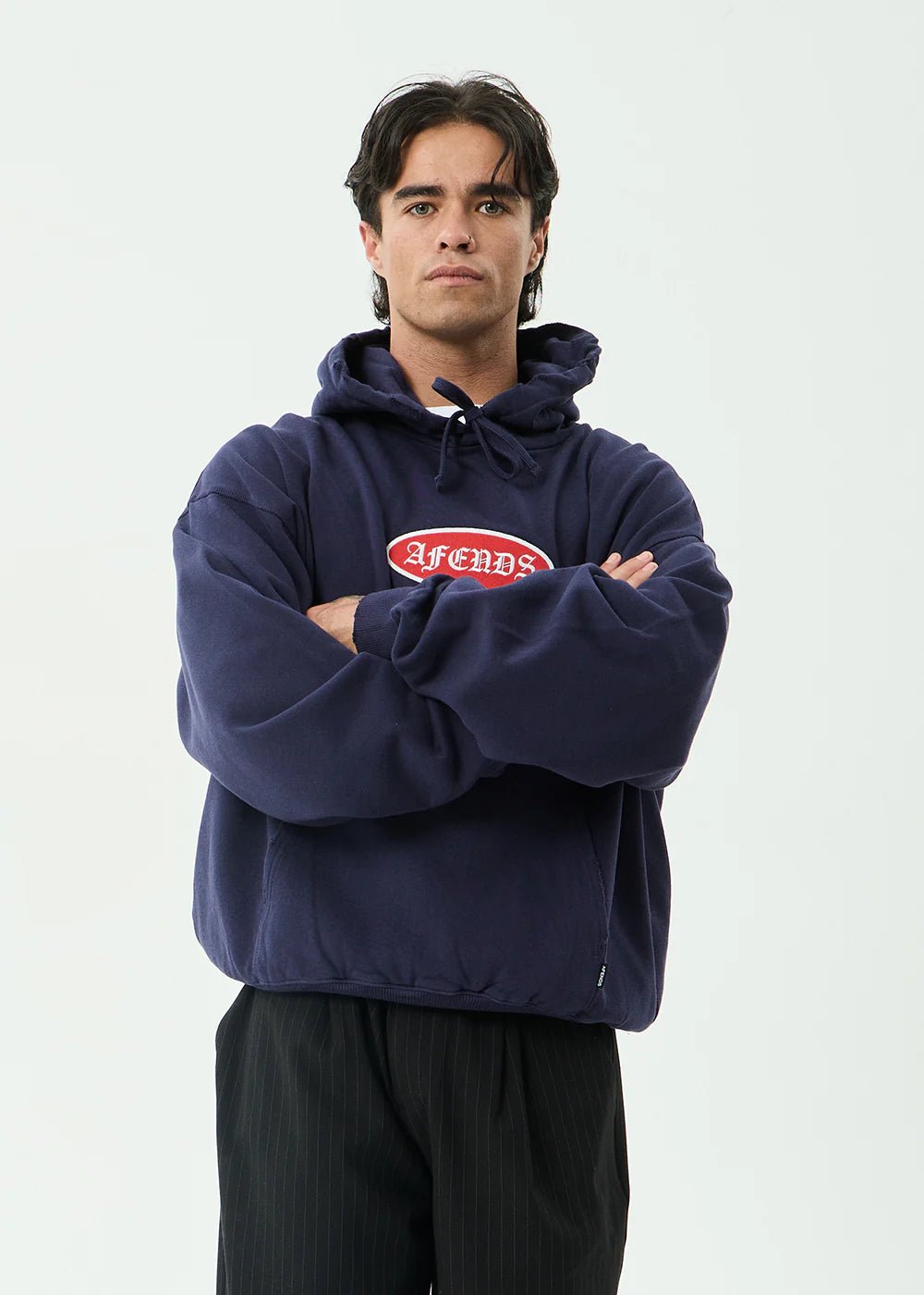 Supply - Recycled Pull On Hood - AfendsM262510-WASHED DEEP SEA-XS