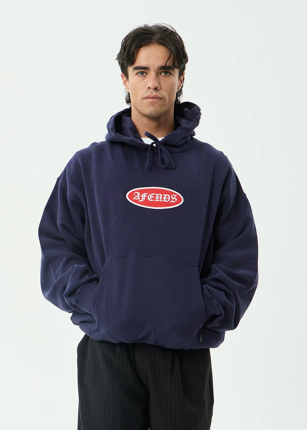 Supply - Recycled Pull On Hood - AfendsM262510-WASHED DEEP SEA-XS