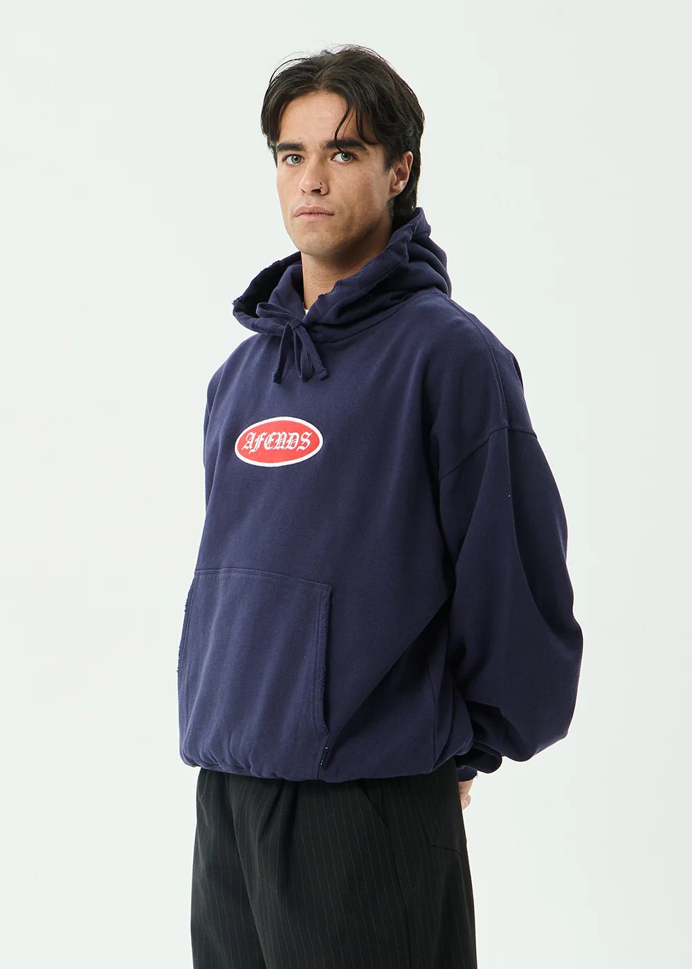 Supply - Recycled Pull On Hood - AfendsM262510-WASHED DEEP SEA-XS