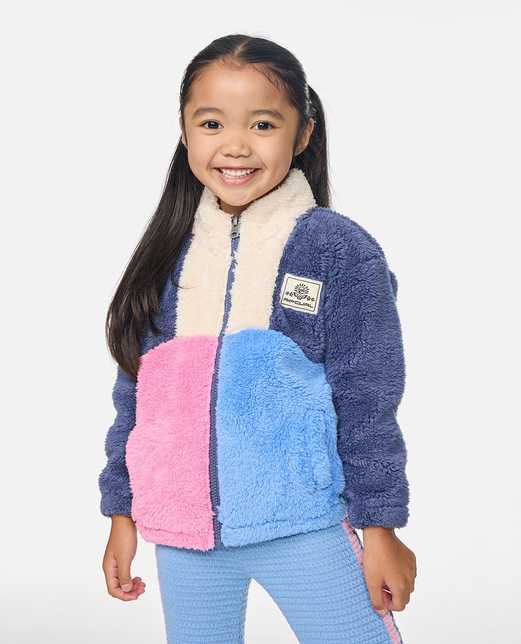 SURF BLOCK POLAR FLEECE - GIRL - Rip Curl02WJFL-NAVY-1to2