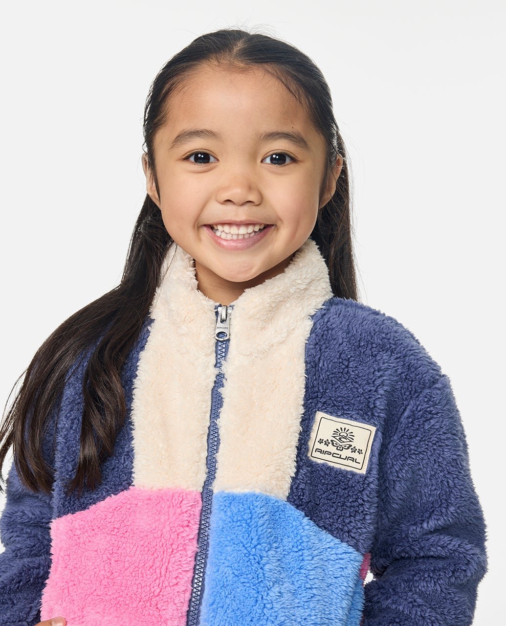 SURF BLOCK POLAR FLEECE - GIRL - Rip Curl02WJFL-NAVY-1to2