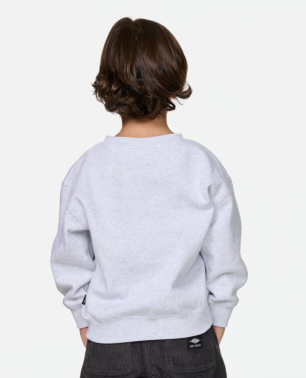 SURF CHECK CREW - BOY - Rip Curl01NTFL-LIGHT GREY HEATHER-1-2