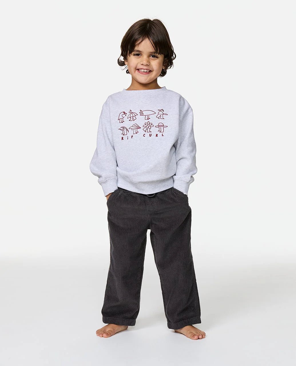 SURF CHECK CREW - BOY - Rip Curl01NTFL-LIGHT GREY HEATHER-1-2