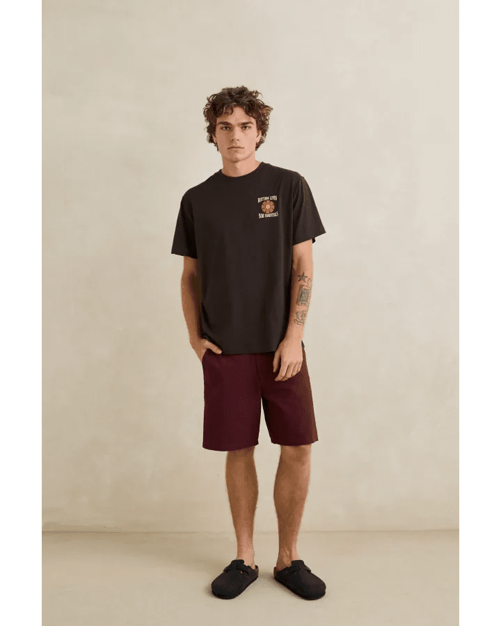 SURF ESSENTIALS SS T-SHIRT -Rhythm0726M-PT02-VINTAGE BLACK-S