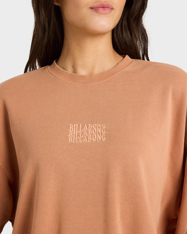 SURF HIGH KENDAL CREW FLC - Billabong24B461605-CARAMEL CAFE-XS/6