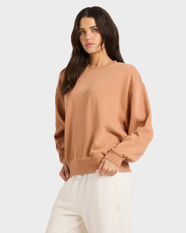 SURF HIGH KENDAL CREW FLC - Billabong24B461605-CARAMEL CAFE-XS/6