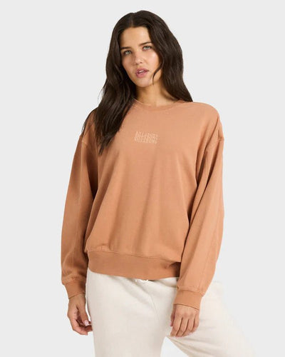 SURF HIGH KENDAL CREW FLC - Billabong24B461605-CARAMEL CAFE-XS/6