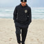 SURF HUEYS | HOODED PULLOVER - The Mad HueysH326M08006-WASHED BLACK-S