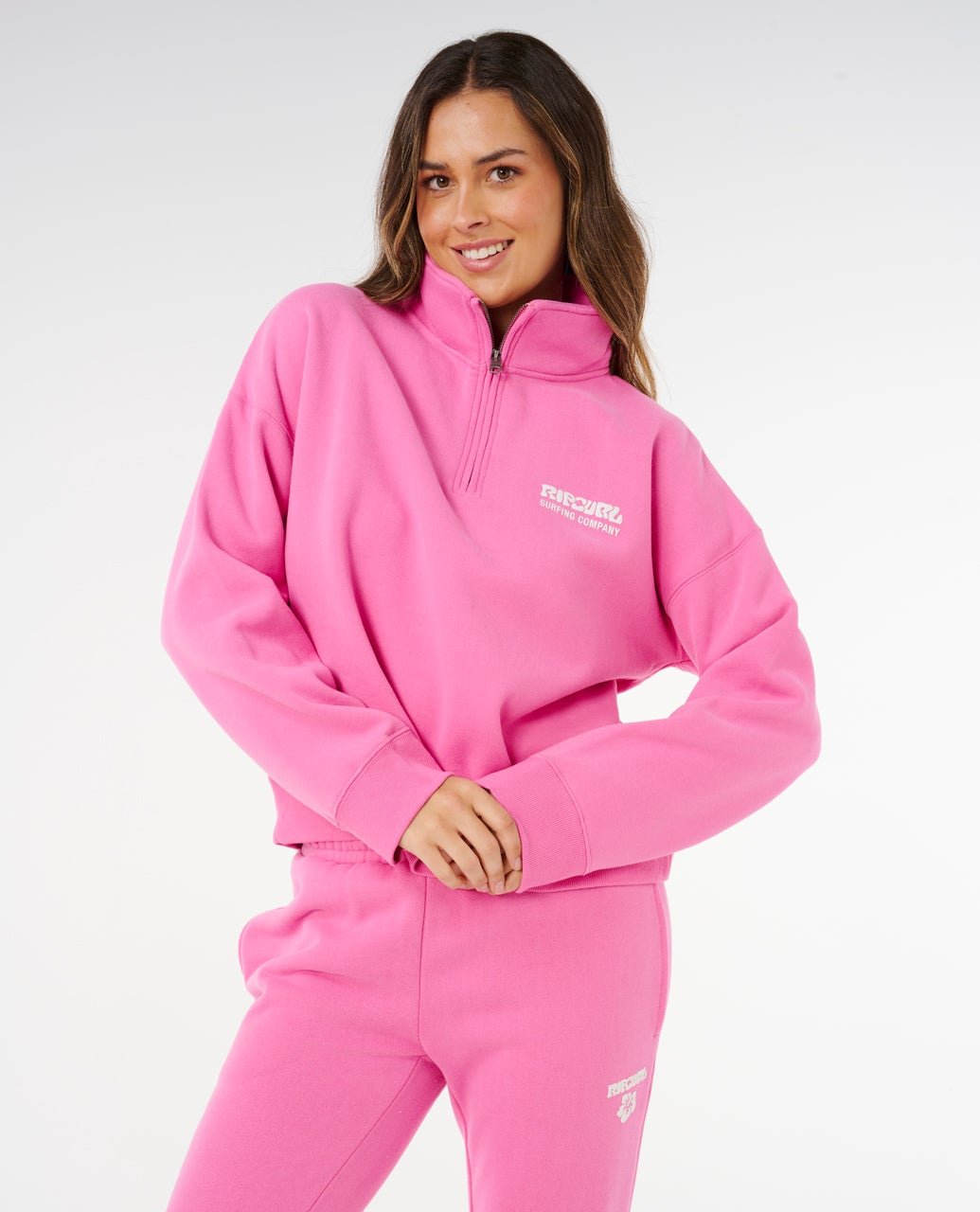 SURF PUFF 1/4 ZIP - Rip Curl07WWFL-SUPER PINK-XL
