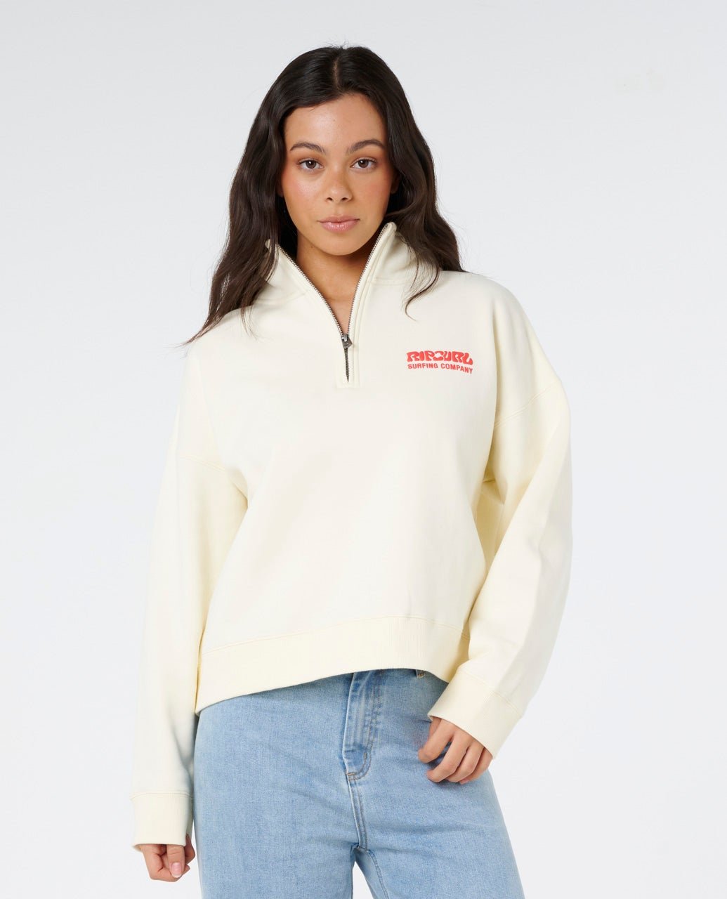 SURF PUFF 1/4 ZIP - Rip Curl07WWFL-0085-Grey Marle-XXS
