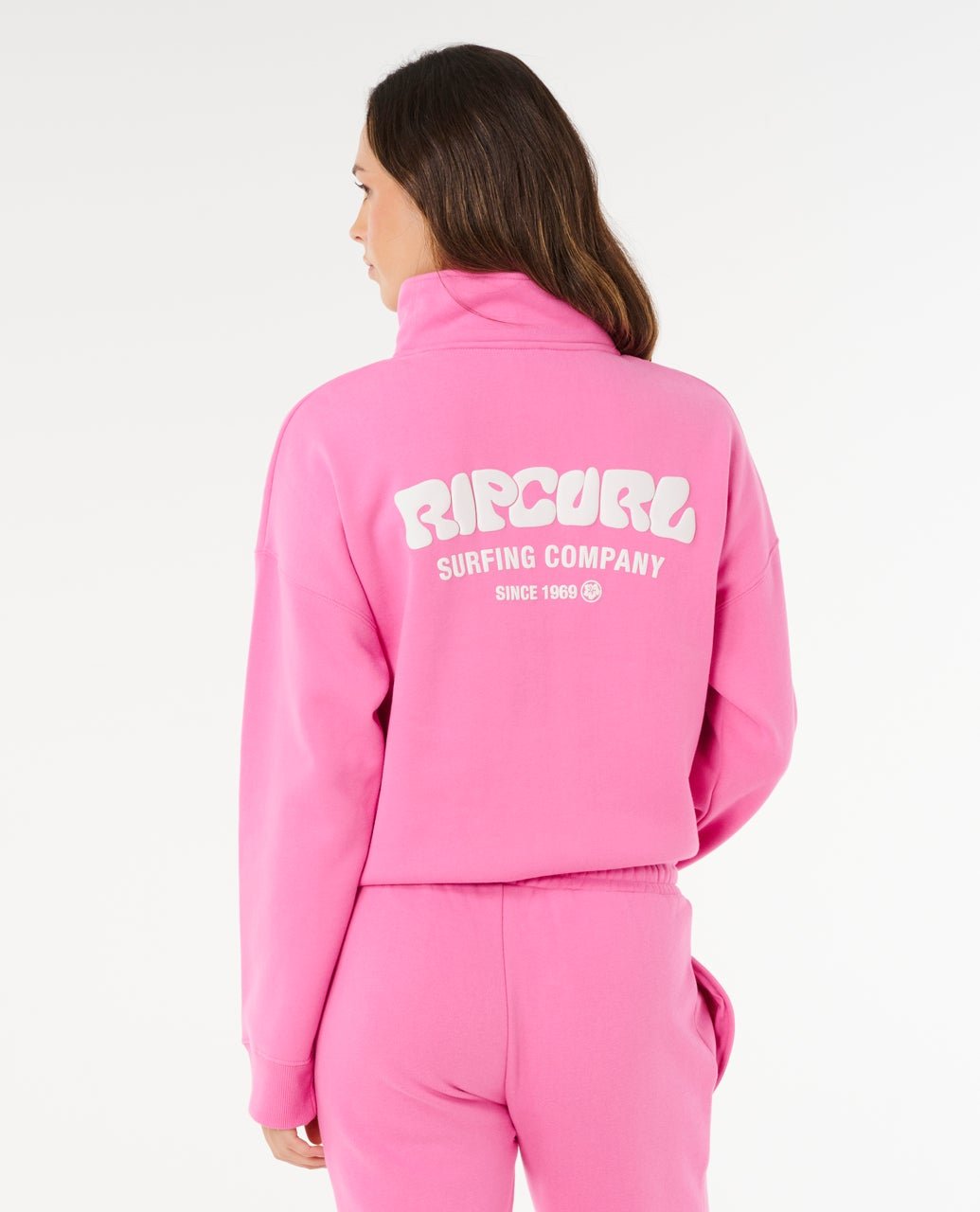 SURF PUFF 1/4 ZIP - Rip Curl07WWFL-SUPER PINK-XL