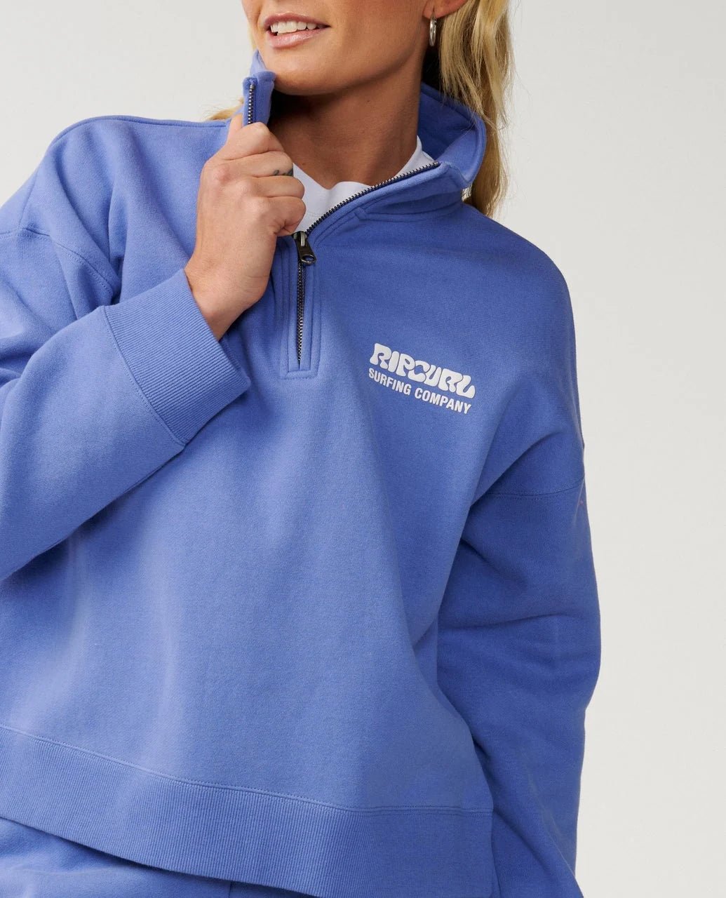 SURF PUFF 1/4 ZIP -Rip Curl07WWFL-CAYENNE-2XS