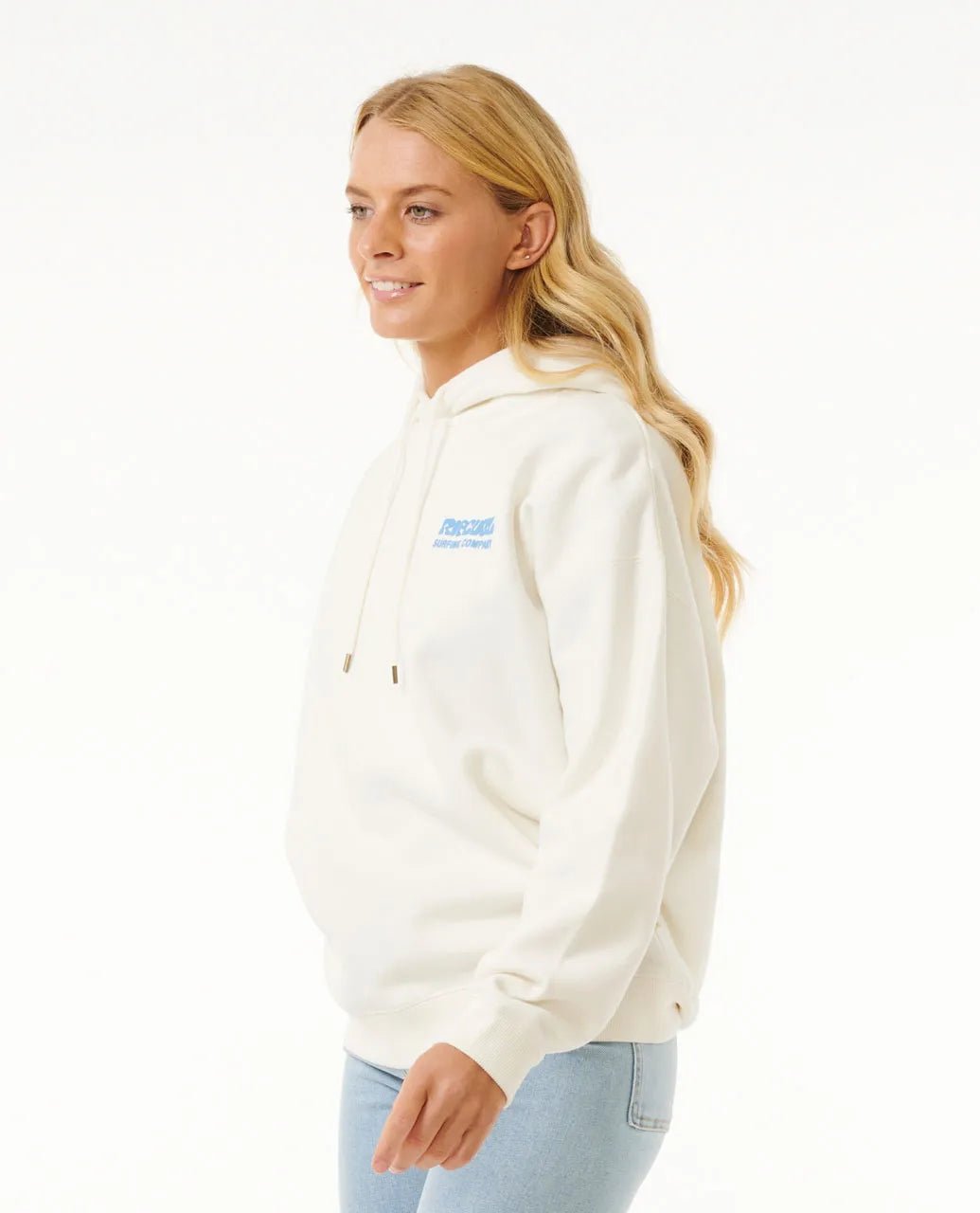 Surf Puff Heritage Hood - Rip Curl06AWFL - 2171 - Bone / Bright blue - L