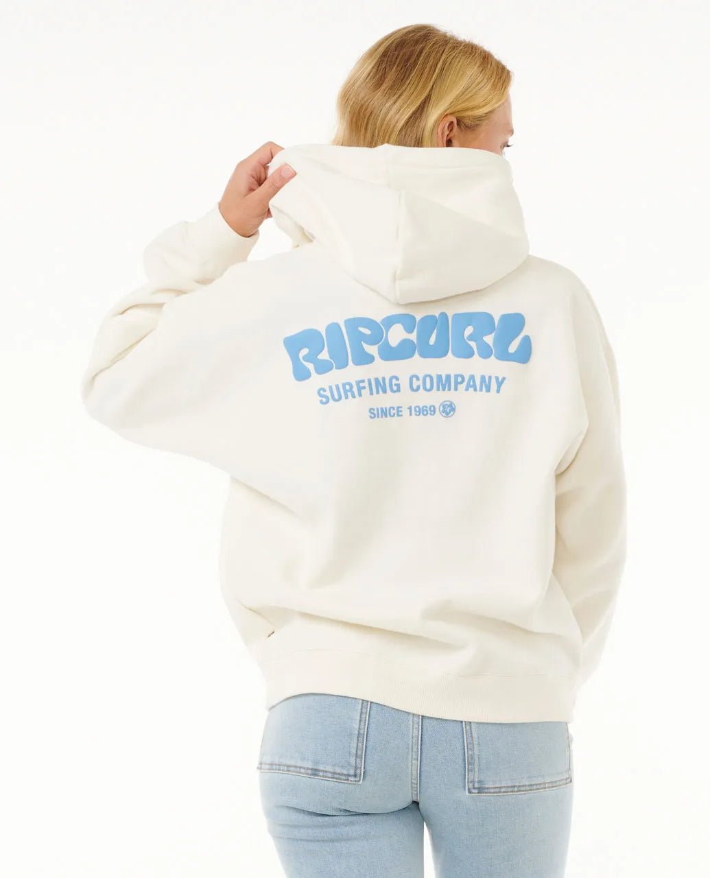 Surf Puff Heritage Hood - Rip Curl06AWFL - 2171 - Bone / Bright blue - L