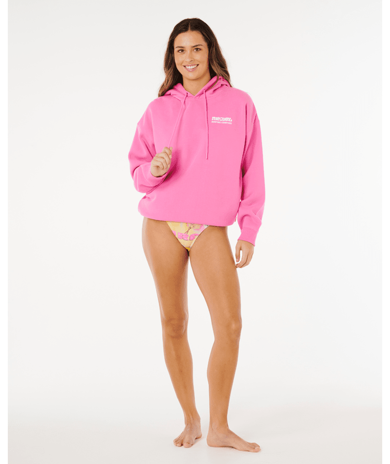 SURF PUFF HERITAGE HOOD - Rip Curl06AWFL-DEEP RED-2XS