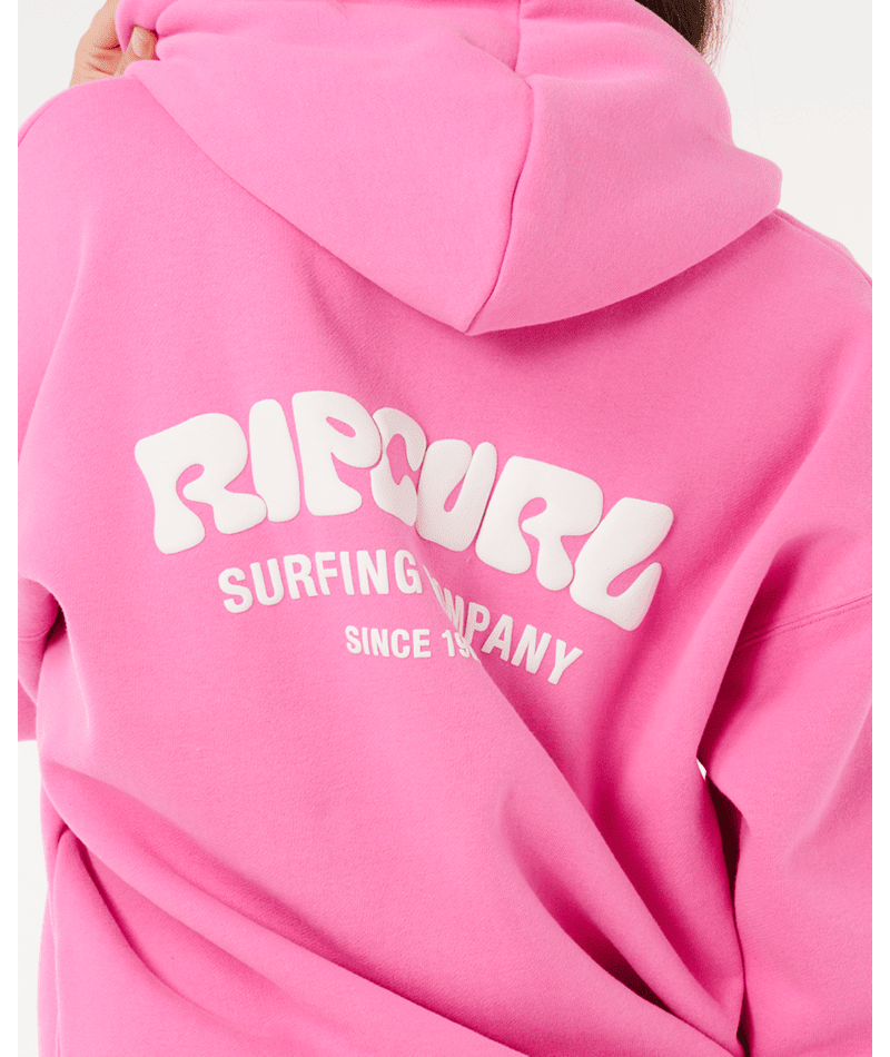SURF PUFF HERITAGE HOOD - Rip Curl06AWFL-DEEP RED-2XS