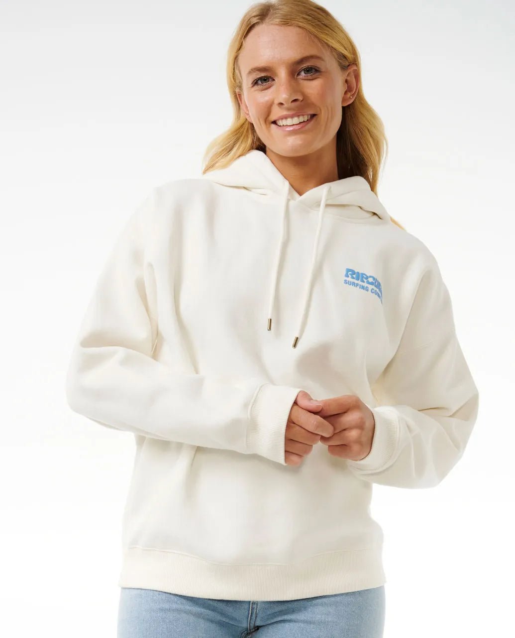 Surf Puff Heritage Hood - Rip Curl06AWFL - 2171 - Bone / Bright blue - L