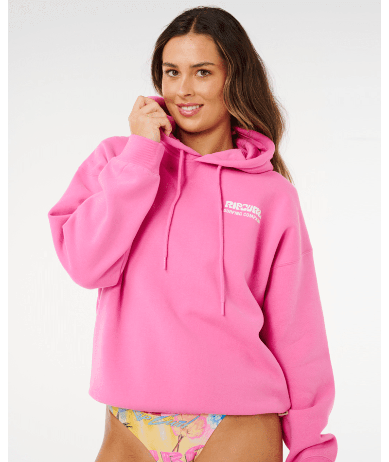 SURF PUFF HERITAGE HOOD - Rip Curl06AWFL-DEEP RED-2XS