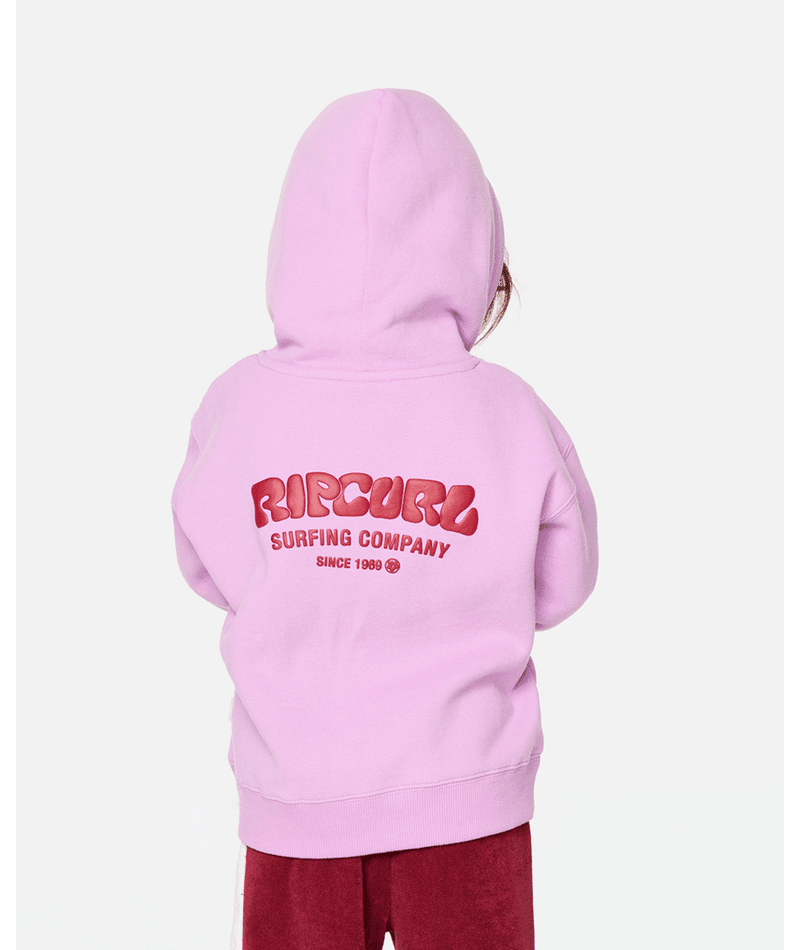 SURF PUFF HERITAGE HOOD-GIRL -Rip Curl00RJFL-SUPER PINK-1to2