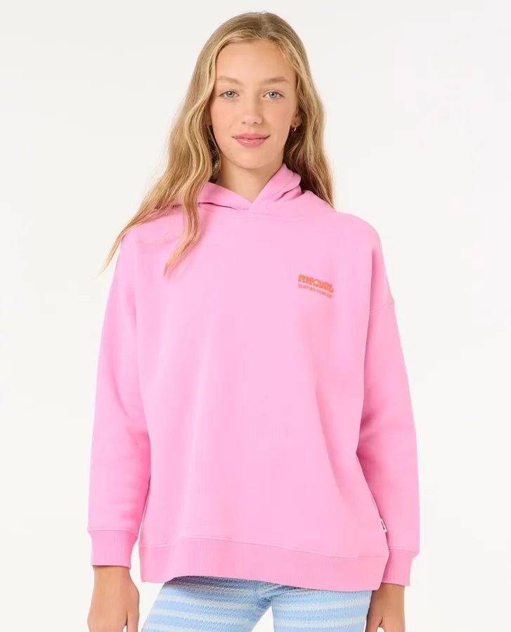 Surf Puff Hood - Girl - Rip Curl021GFL - HOT PINK - 10