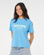 SURF PUFF RELAXED TEE - Rip Curl0HXWTE-AZURE BLUE-2XS
