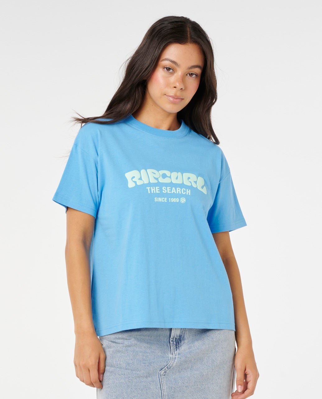 SURF PUFF RELAXED TEE - Rip Curl0HXWTE-PINK/ORANGE-2XS