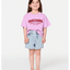 SURF PUFF STANDARD TEE -GIRL -Rip Curl04EJTE-BRIGHT LILAC-3to4