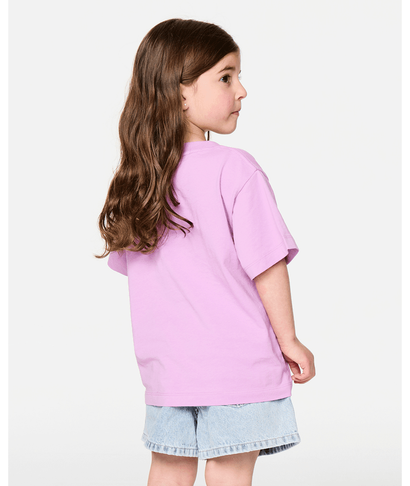 SURF PUFF STANDARD TEE -GIRL -Rip Curl04EJTE-BRIGHT LILAC-3to4