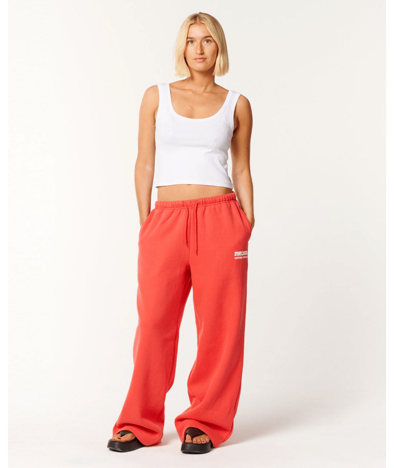 SURF PUFF WIDE LEG TRACKPANT - Rip Curl06OWPA-DEEP RED-2XS