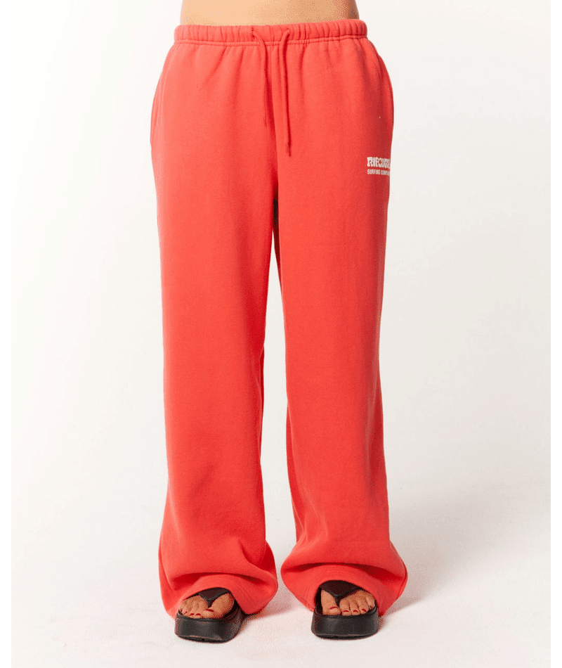 SURF PUFF WIDE LEG TRACKPANT - Rip Curl06OWPA-DEEP RED-2XS