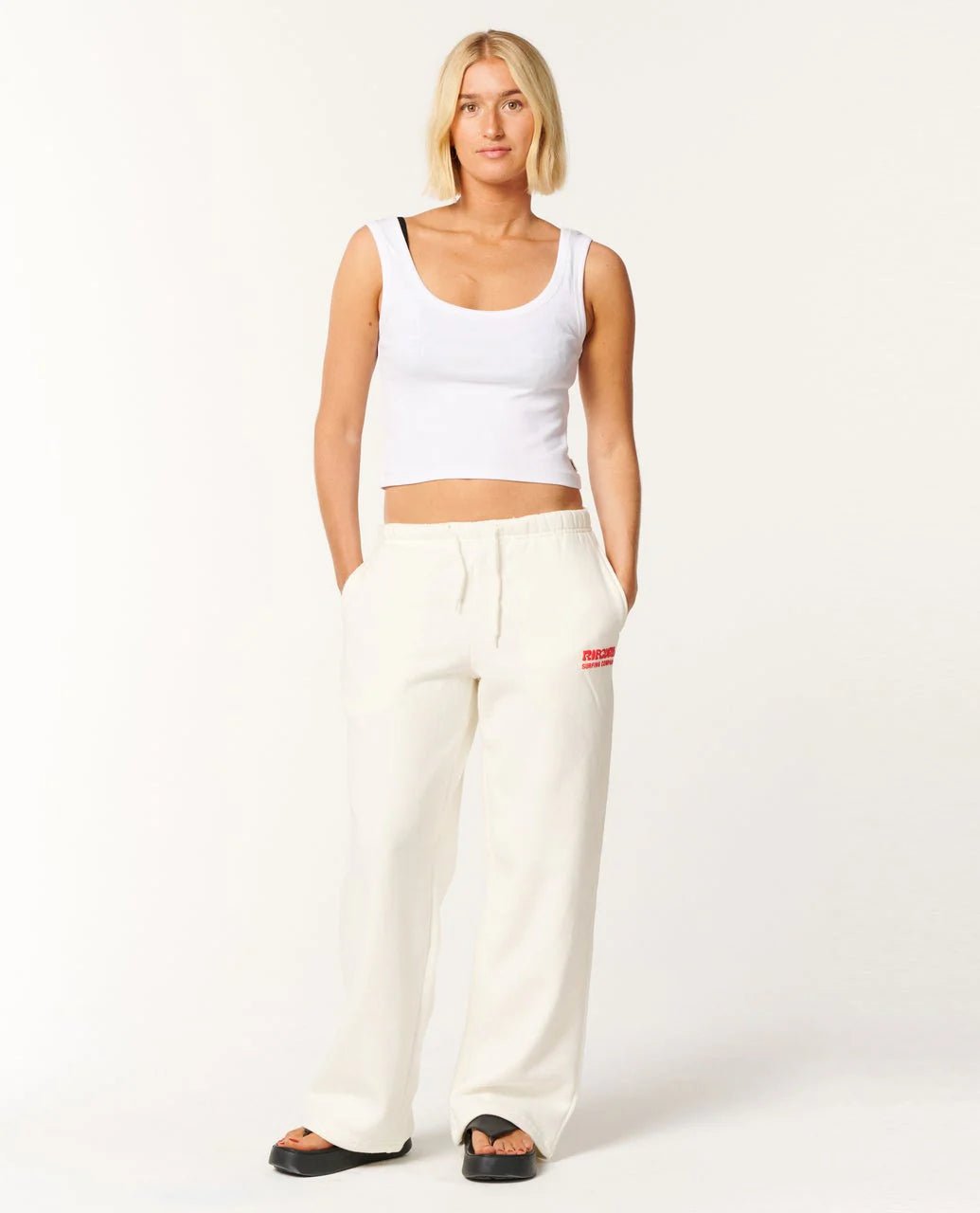 SURF PUFF WIDE LEG TRACKPANT - Rip Curl06OWPA-DEEP RED-2XS