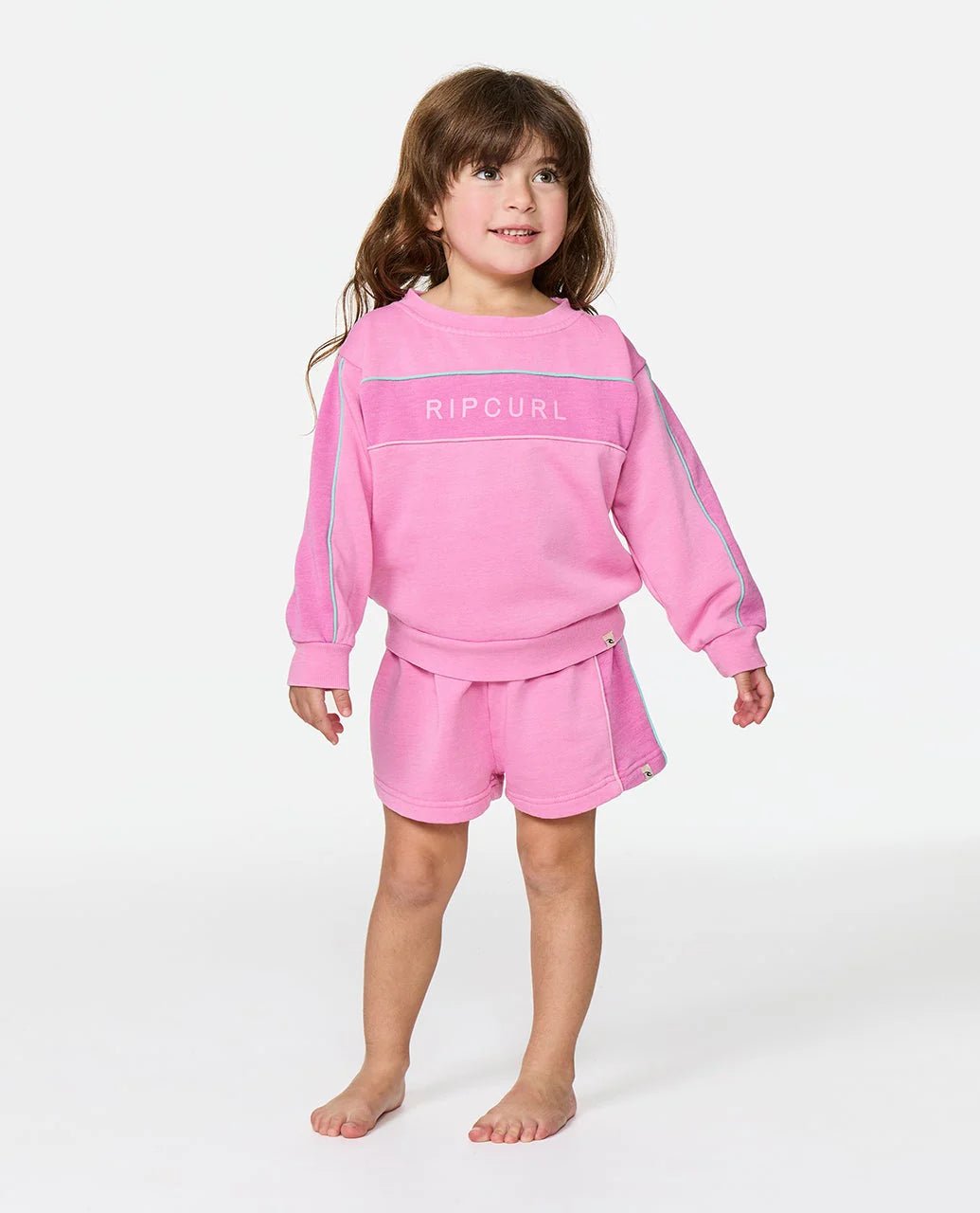 SURF REVIVAL CREW - GIRL - Rip Curl032JFL-CLOUD PINK-1-2