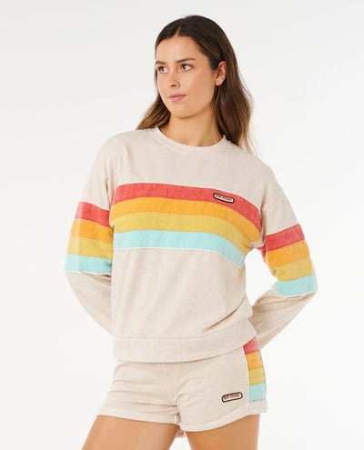 SURF REVIVAL RELAXED CREW - Rip Curl0BEWFL-OATMEAL-XS