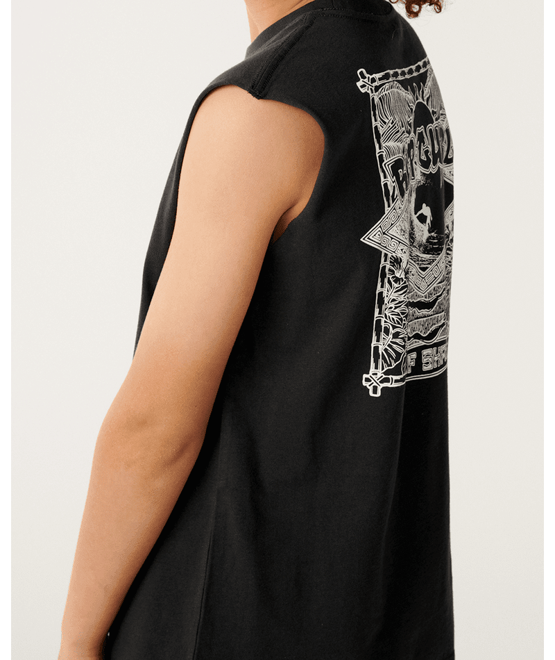 SURF SHACK MUSCLE-BOY -Rip Curl15ABTE-WASHED BLACK-8