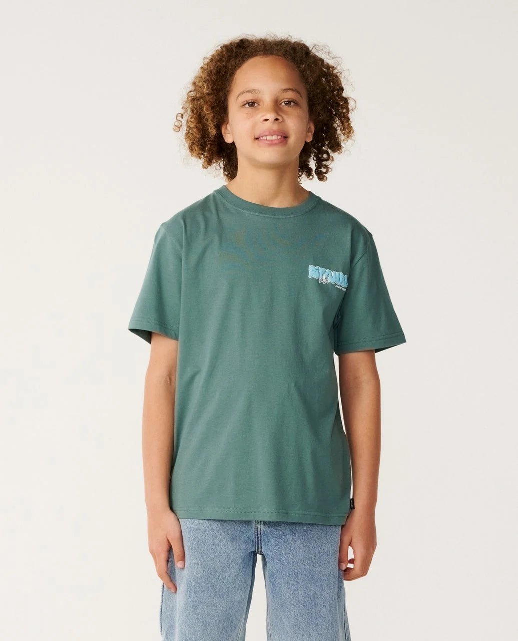 SURF SHACK TEE-BOY -Rip Curl157BTE-MUTED GREEN-8