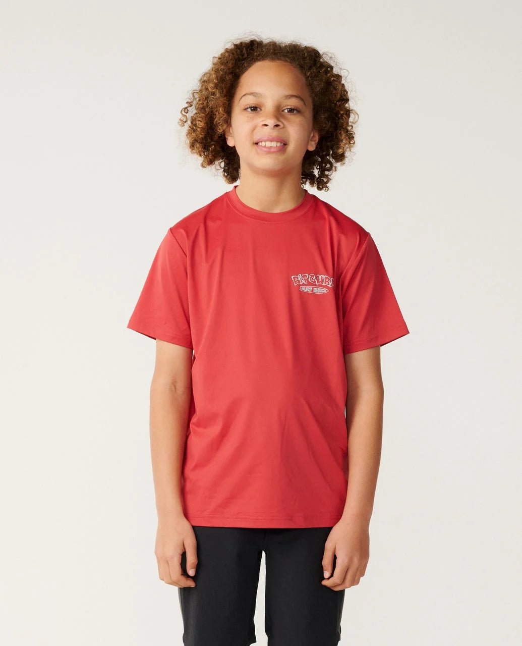 SURF SHACK UPF S/S-BOY -Rip Curl13QBRV-Washed Red-8