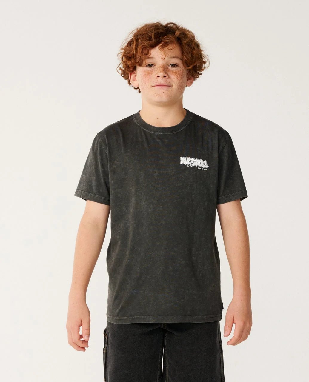 SURF SHACK WASH TEE-BOY -Rip Curl15NBTE-WASHED BLACK-8