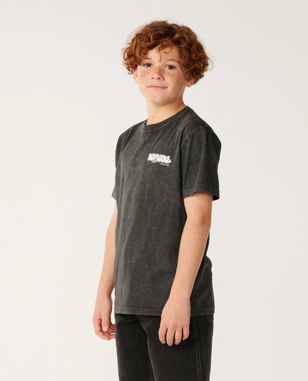 SURF SHACK WASH TEE-BOY -Rip Curl15NBTE-WASHED BLACK-8