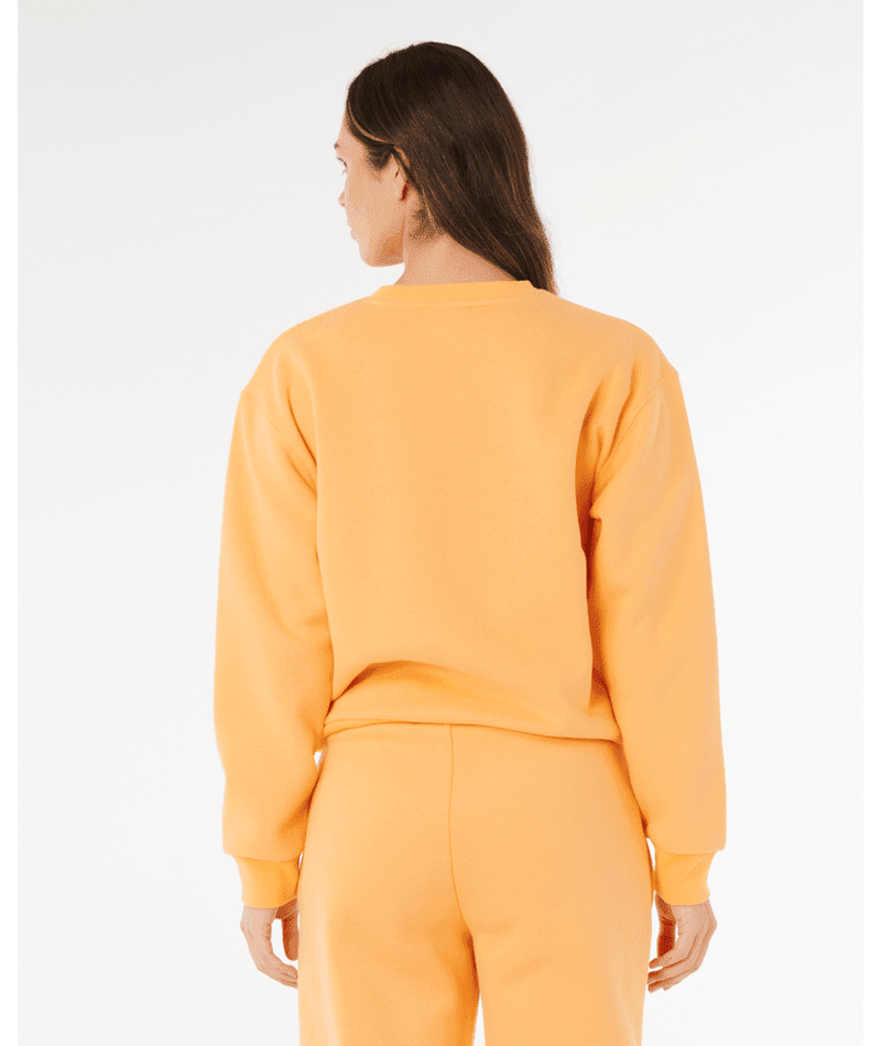 SURF STAPLE RELAXED CREW - Rip Curl07HWFL-PEACH-2XS