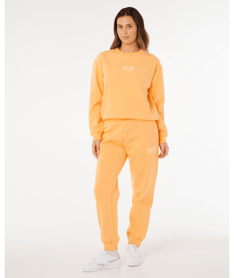 SURF STAPLE RELAXED CREW - Rip Curl07HWFL-PEACH-2XS