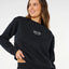 SURF STAPLE RELAXED CREW - Rip Curl07HWFL-BLACK-2XS