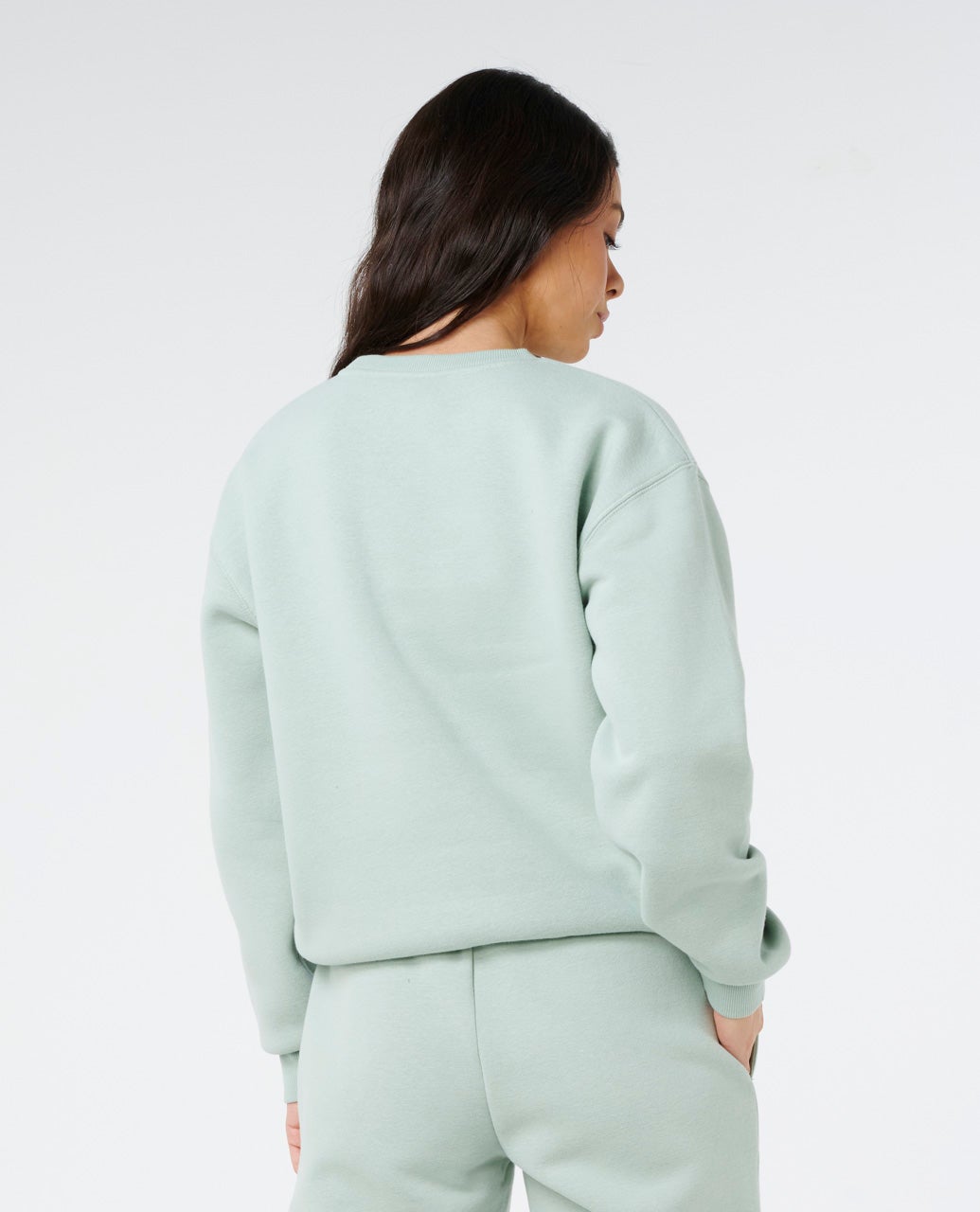 SURF STAPLE RELAXED CREW - Rip Curl07HWFL-Aqua Gray-XS