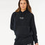 SURF STAPLE RELAXED HOOD - Rip Curl07IWFL-BLACK-2XL