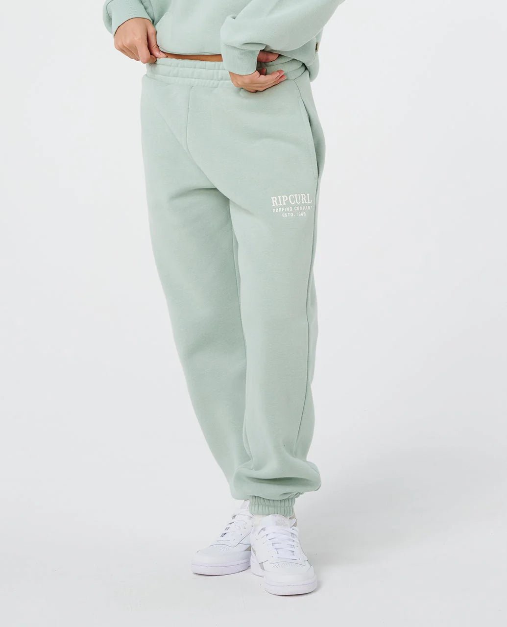 SURF STAPLE TRACKPANT -Rip Curl047WPA-AQUA GRAY-M