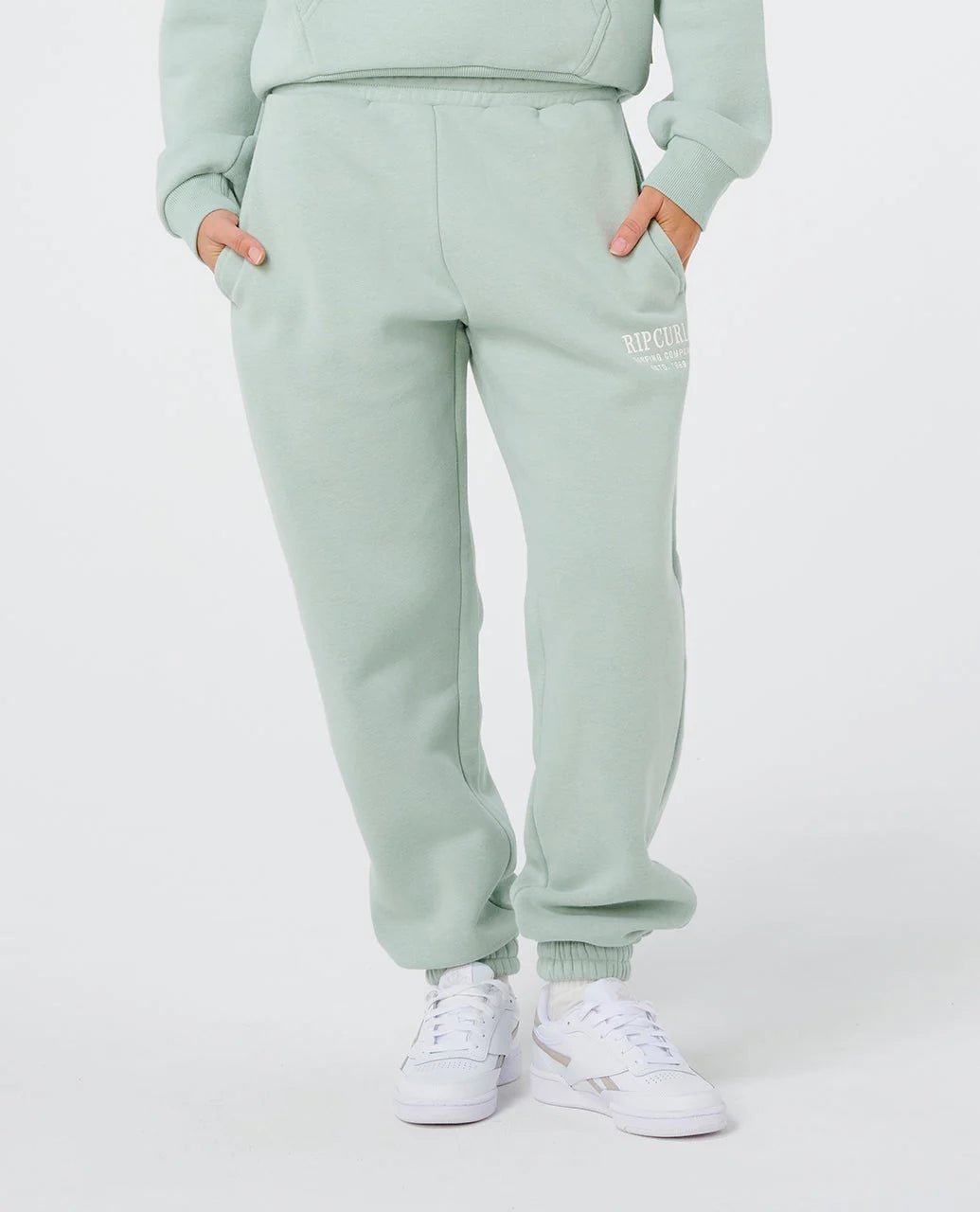 SURF STAPLE TRACKPANT -Rip Curl047WPA-AQUA GRAY-M