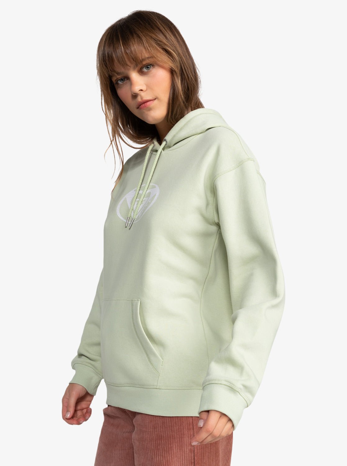 Surf Stoked Hoodie Brushed A - RoxyERJFT04806 - Laurel Green - L