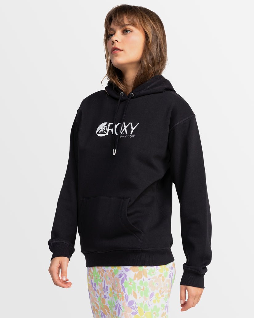 Surf Stoked Hoodie Brushed B - RoxyERJFT04807 - Anthracite - L