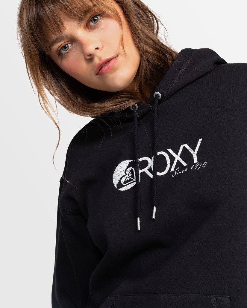 Surf Stoked Hoodie Brushed B - RoxyERJFT04807 - Anthracite - L