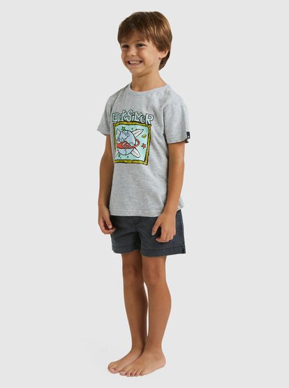 Surf The Earth Boy SS - Quiksilveruqkzt03382 - sgrh - Athletic Heather - 2