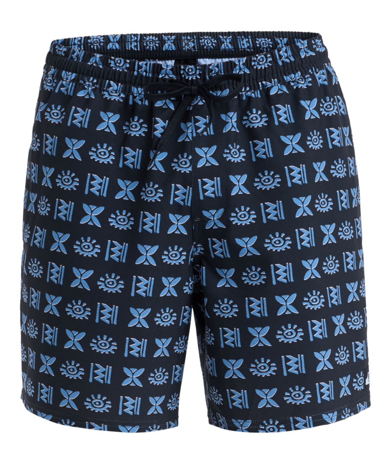 SURFSILK STRAIGHT VOLLEY 17NB - QuiksilverEQYJV04131 - BLACK ETCHED IN STONE - XS